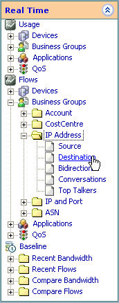 Report Menu IP Address